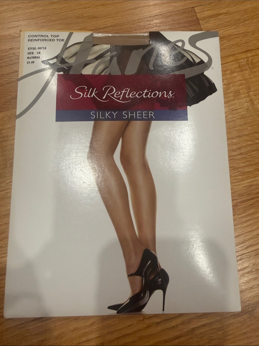 Silky Sheer Control Top Hosiery - Natural
